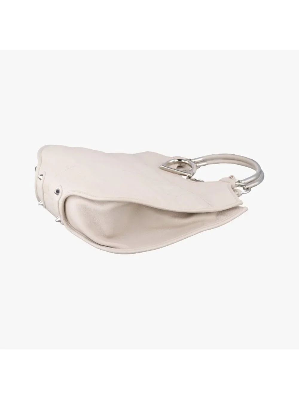 Dior 61 Hobo White Leather 17 BO